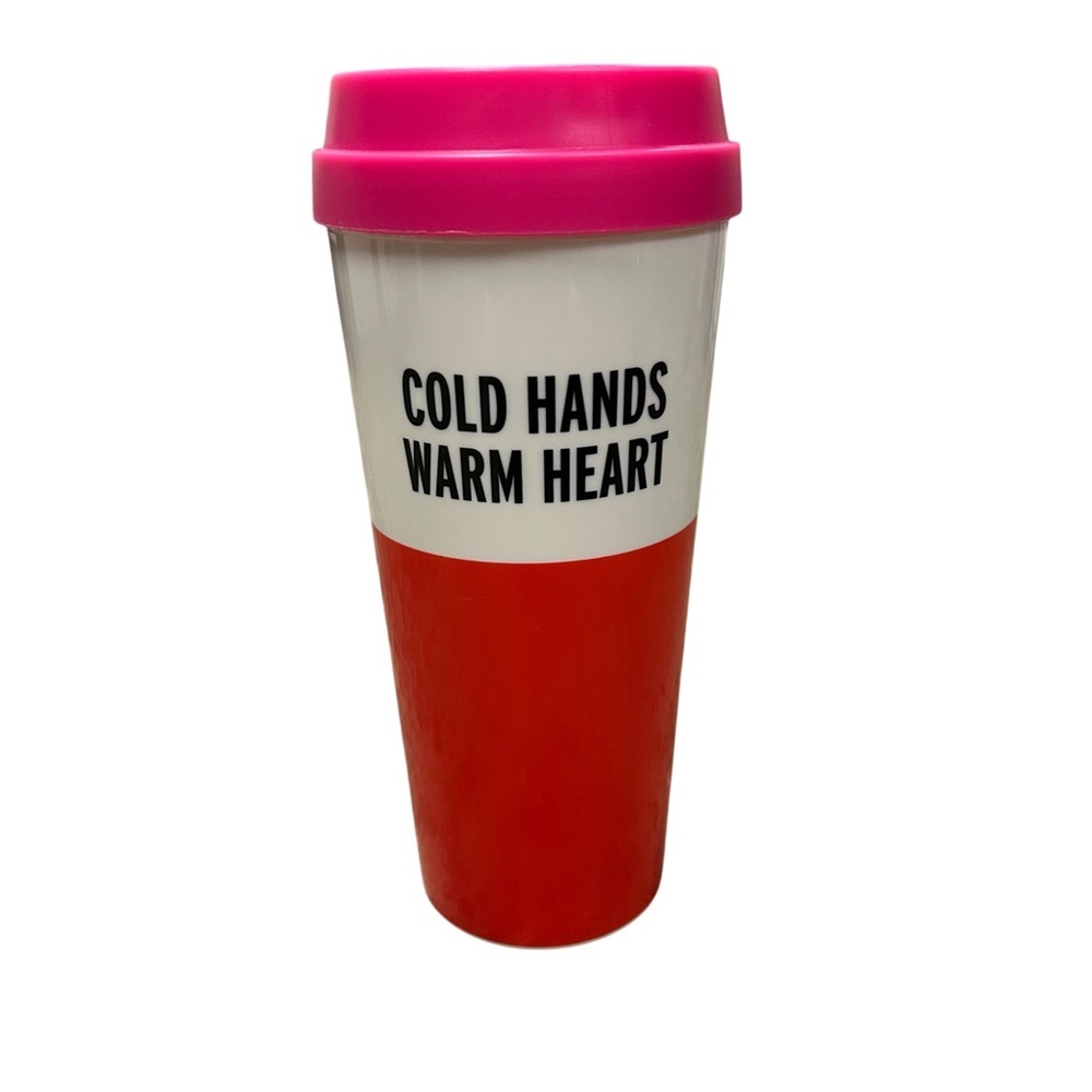 Kate Spade‎ Cold Hands Warm Heart Thermal Mug EUC